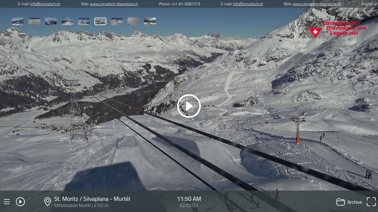 Silvaplana - Mittelstation Murtèl